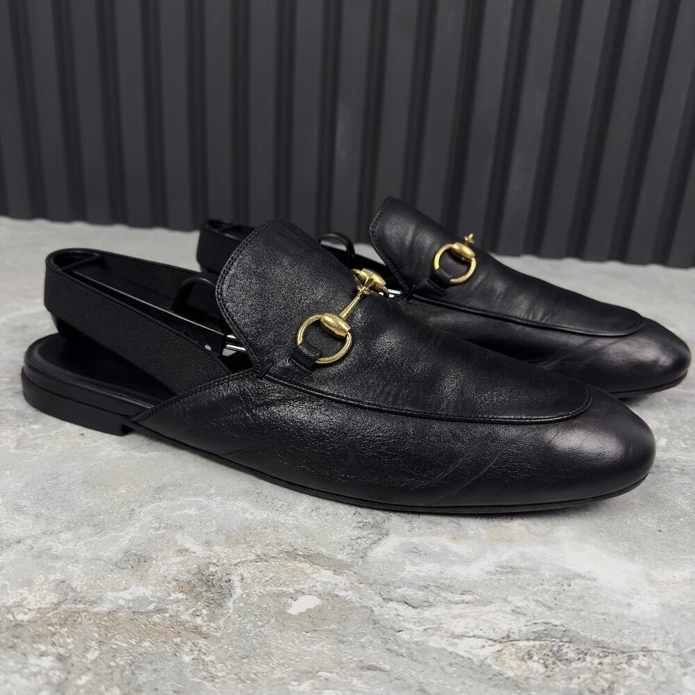 GUCCI Horsebit Jordaan Mule Black Leather - Picture 6 of 16